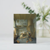 農夫の理容師の世話をする足外科医 ポストカード (スタンド正面)