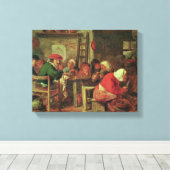 農夫の食事 キャンバスプリント (インサイチュ (ウッドフロア))