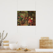 農夫の食事 ポスター (キッチン)