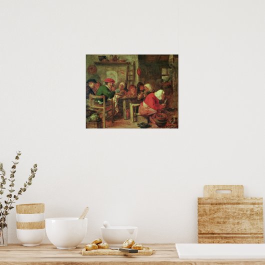農夫の食事 ポスター (キッチン)