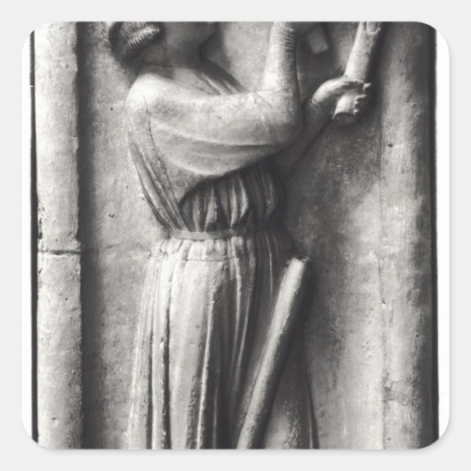 農夫は彼の獲物を削り取った スクエアシール (正面)