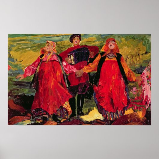 農夫ロシアのの歌 ポスター (正面)