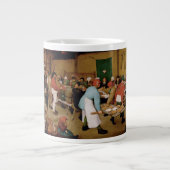 農夫結婚の著者ピエテル・ブルーゲルV ジャンボコーヒーマグカップ (正面)