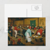 農夫結婚の1568年 ポストカード (正面/裏面)