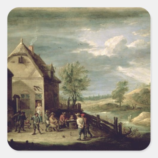 農夫遊の大通り スクエアシール (正面)