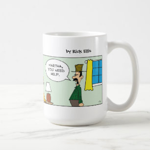 農家おもしろいの妻のマグ コーヒーマグカップ