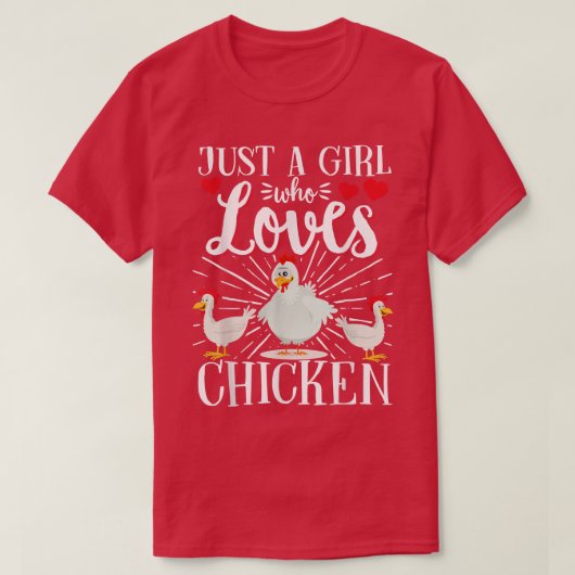 農家おもしろいアニマルペットシックが大好きな女の子 Tシャツ (デザイン正面)
