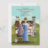 農家および彼の妻の招待状 招待状 (正面)