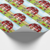 農家および納屋 ラッピングペーパー (角)