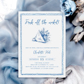 農家お洒落ブライダルシャワー招待 招待状