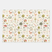 農家かわいい動物ラッピング紙 ラッピングペーパーシート (正面)