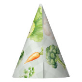 農家かわいい野菜の誕生日を販売 パーティーハット (裏面)