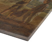 農家が畑で休む カッティングボード (角)