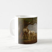 農家が畑で休む コーヒーマグカップ (正面左)