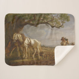 農家が畑で休む シェルパブランケット