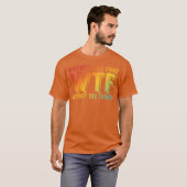 農家さんなしの食料なんて WTF (なんてこった) 面白いデシ Tシャツ (正面フル)