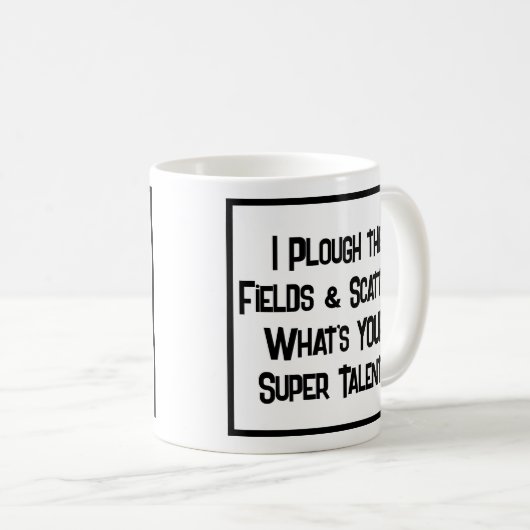 農家すごいの才能。コーヒーマグ コーヒーマグカップ (正面右)