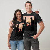 農家とサンセットメンズTシャツ Tシャツ (ユニセックス)