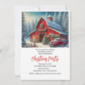 農家とレッドトラッククリスマスパーティー 招待状 (正面)