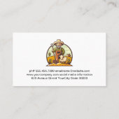 農家と家畜 名刺 (裏面)