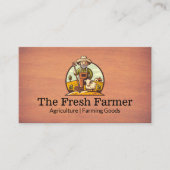 農家と羊 | 農業 名刺 (正面)