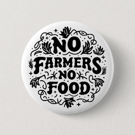 農家なしサポート農家 缶バッジ