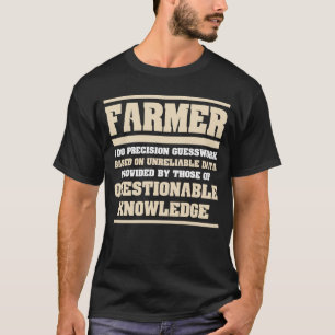 農家のためのおもしろいなノベルティのギフト Tシャツ
