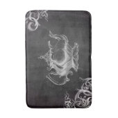 農家のカルボフランスのードカントリー茶ポット バスマット (正面縦)