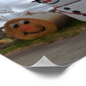 農家のクリスマスのポスター ポスター (角)