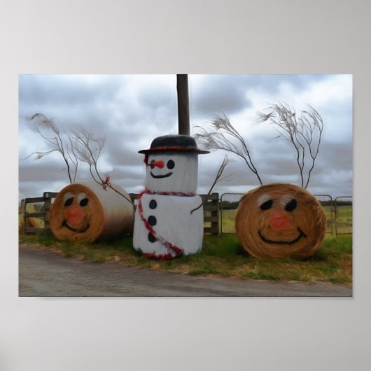 農家のクリスマスのポスター ポスター (正面)