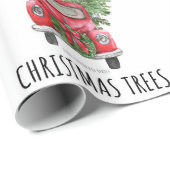 農家のクリスマスの包装紙 ラッピングペーパー (ロールコーナー)