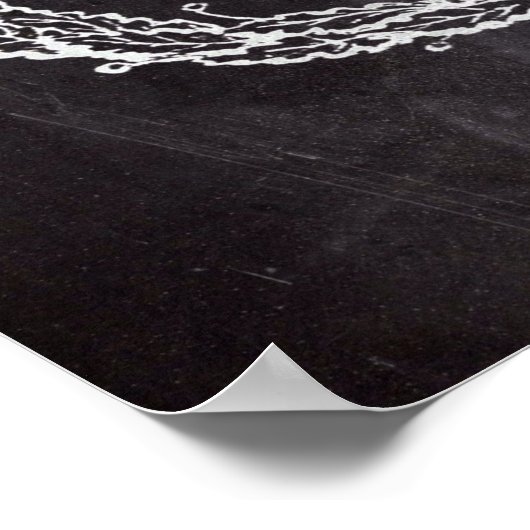 農家のシックな黒板フランスのヴィンテージ ポスター (角)