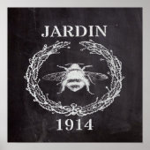 農家のシックな黒板フランスのヴィンテージ ポスター (正面)