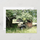 農家のジャンキー・トラックの錆び遠くに ポストカード (正面/裏面)