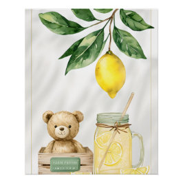 農家のフレッシュレモン ベイビーシャワー 壁アート ポスター