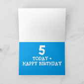 農家のフレンド誕生日カード カード (内部)