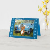 農家のフレンド誕生日カード カード (黄色い花)