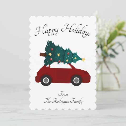 農家のホリデーカード 招待状 (スタンド正面)