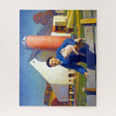 農家のポートレートNCワイエス1943アメリカーナアート ジグソーパズル (縦)