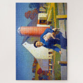 農家のポートレートNCワイエス1943アメリカーナアート ジグソーパズル (縦)