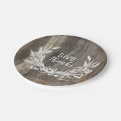 農家の与え木感謝してい感謝祭パーティー ペーパープレート (アングル)