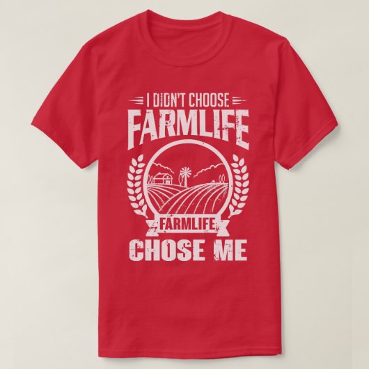 農家の人は私を白に選んだ Tシャツ (デザイン正面)