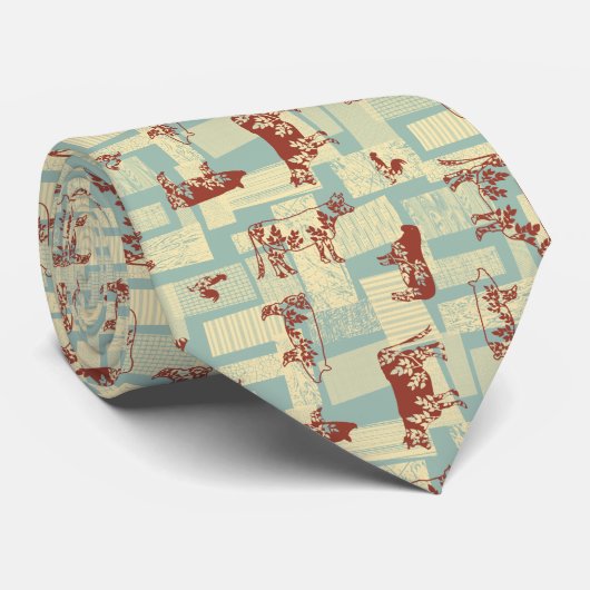 農家の動物パタモダンーン – クラシック国 ネクタイ (ロール)
