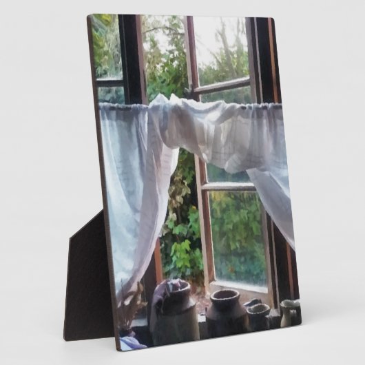 農家の台所の窓 フォトプラーク (側面)
