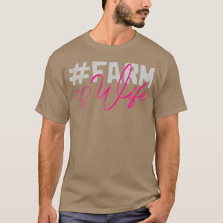 農家の妻へのギフト 農業 ファーマー Tシャツ