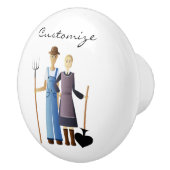 農家の妻クイーンスペードサンダー_コーブ セラミックノブ (右)