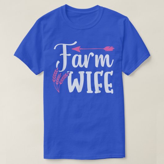 農家の妻農家 Tシャツ (デザイン正面)