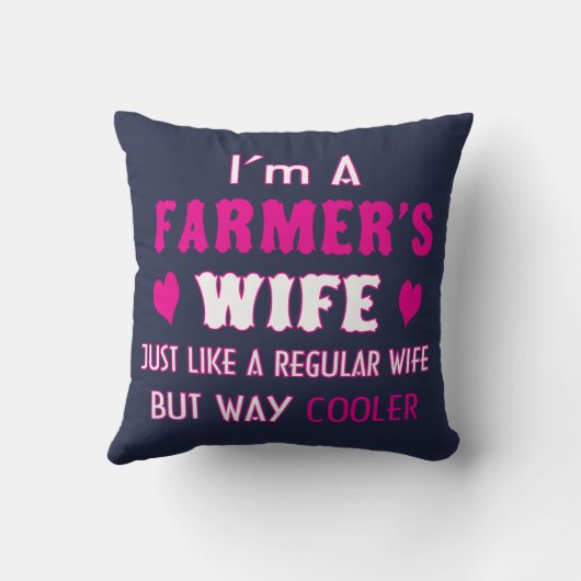 農家の妻 クッション (裏面)