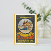 農家の娘はがき ポストカード (スタンド正面)