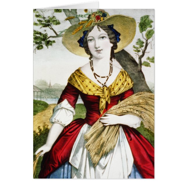 農家の娘 – ヴィンテージファインアート (正面)